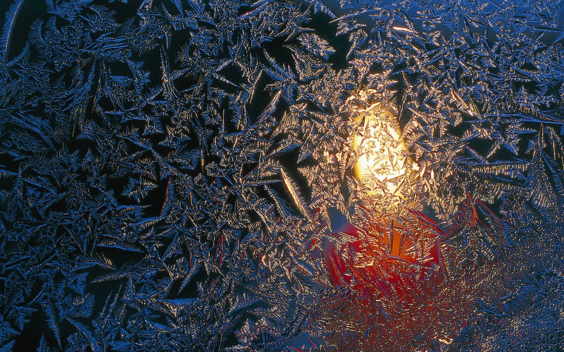 glass, Ice, Candle, Window, Winter, Bokeh Wallpaper