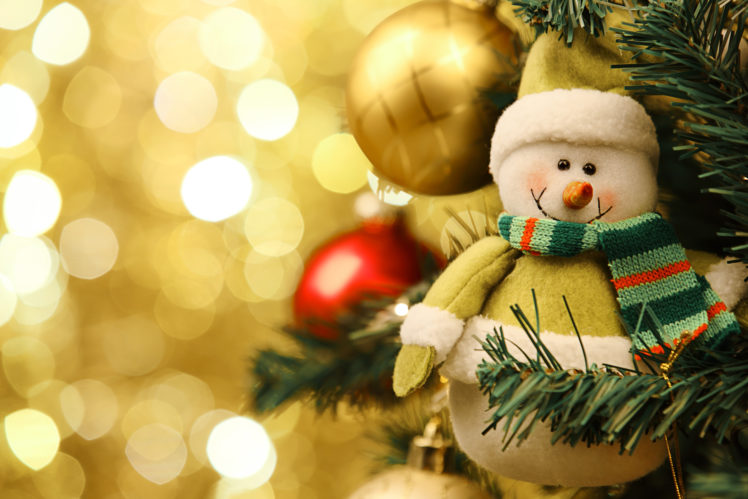 holidays, Christmas,  , New, Year,  , Toys, Snowmen HD Wallpaper Desktop Background