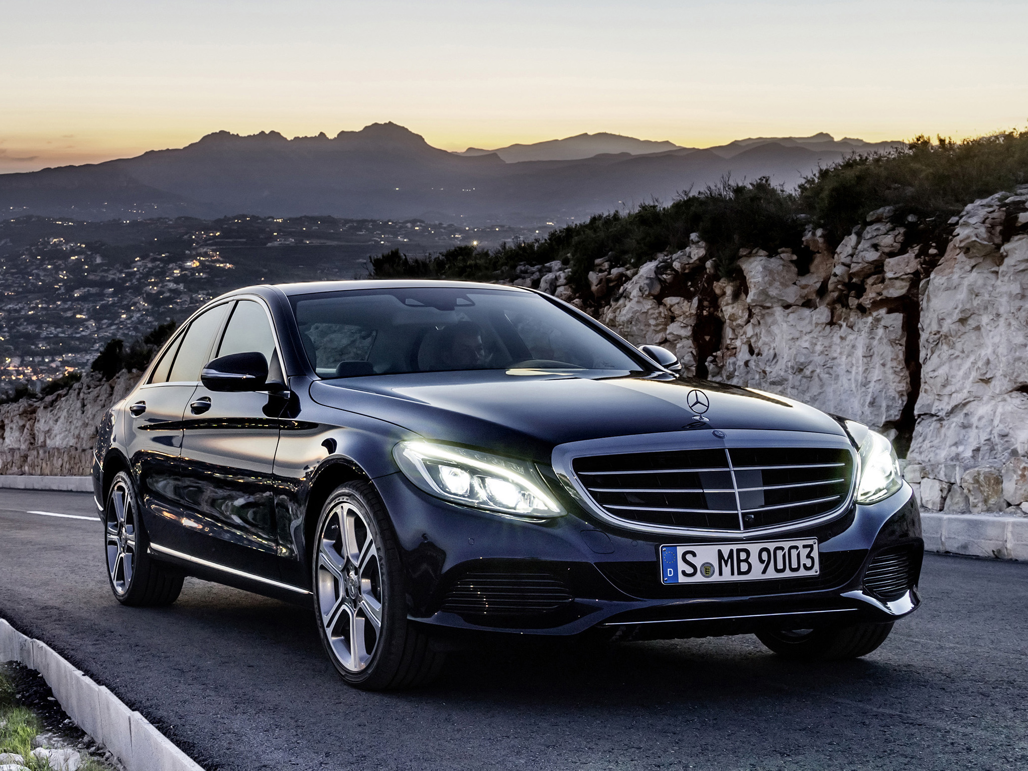 2014, Mercedes, Benz, C300, Bluetec, Hybrid, Exclusive line,  w205 , Luxury Wallpaper
