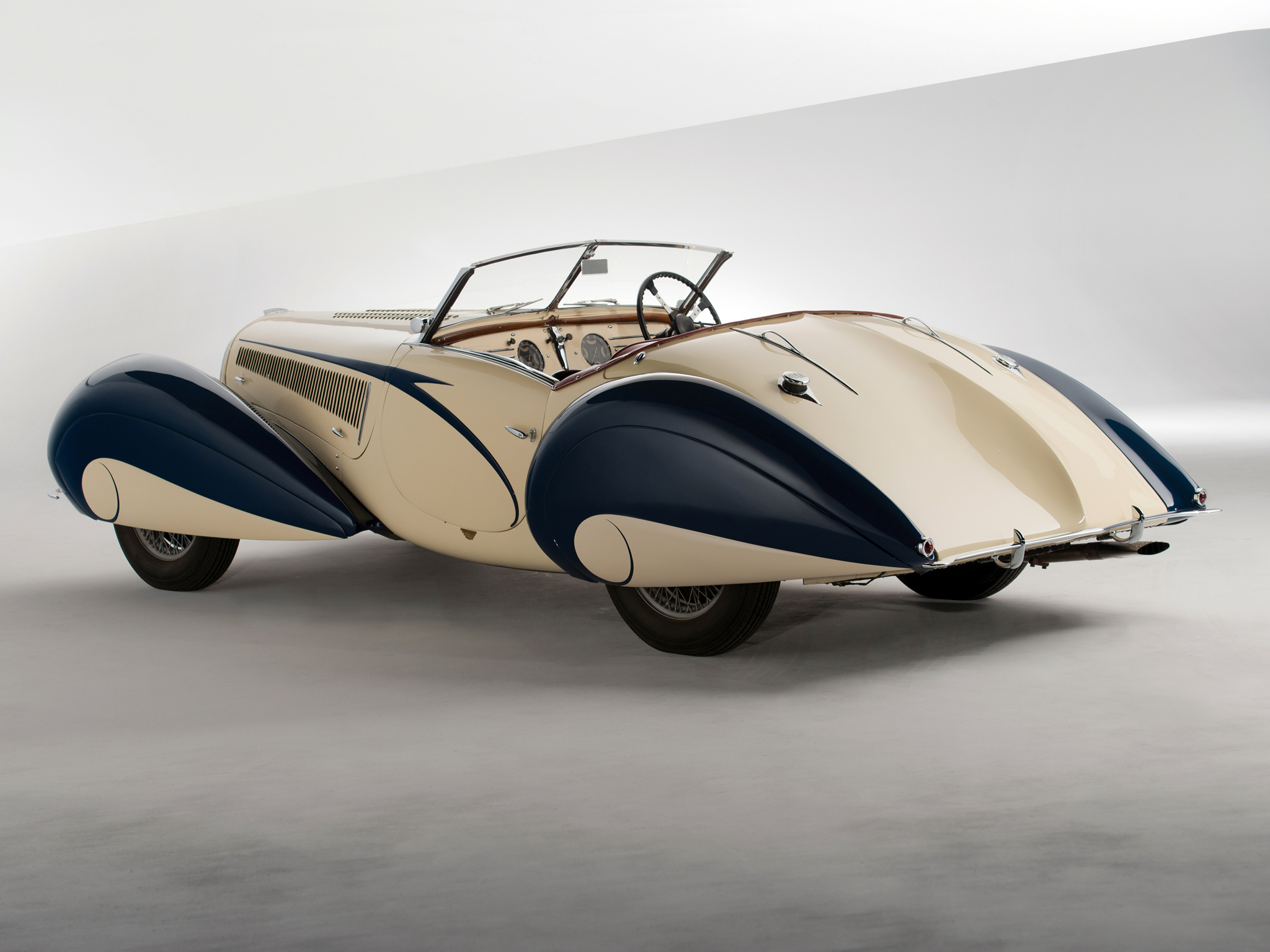 1937, Delahaye, 135, M, Cabriolet, Figoni, Falaschi, Retro, Supercar Wallpaper