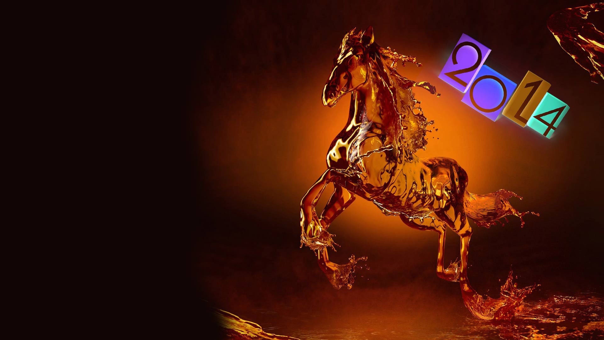 new, Year, 2014, Year, Of, The, Horse Wallpaper