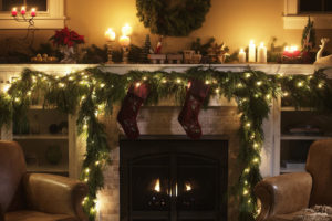 christmas, Fireplace, Fire, Holiday, Festive, Decorations, Candle