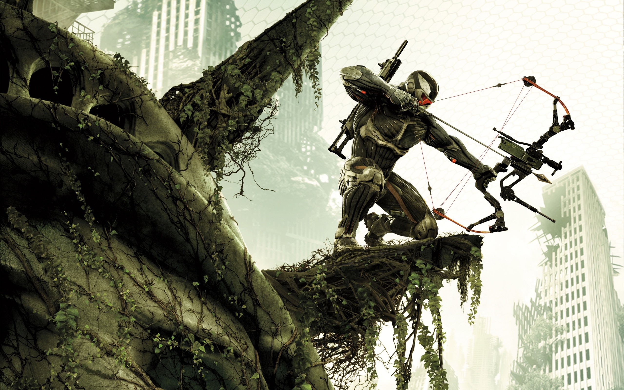 video, Games, Guns, Futuristic, Fps, Future, Weapons, Bow,  weapon , Crysis Wallpaper