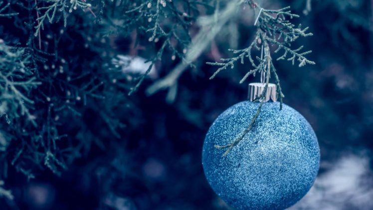 new, Year, Wallpapers, Ball, Tree, Decorations HD Wallpaper Desktop Background