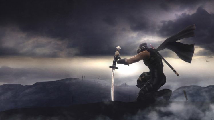 ninja, Gaiden, Fantasy, Anime, Warrior, Weapon, Sword HD Wallpaper Desktop Background