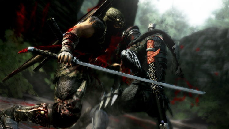 ninja, Gaiden, Fantasy, Anime, Warrior, Weapon, Sword, Battle HD Wallpaper Desktop Background