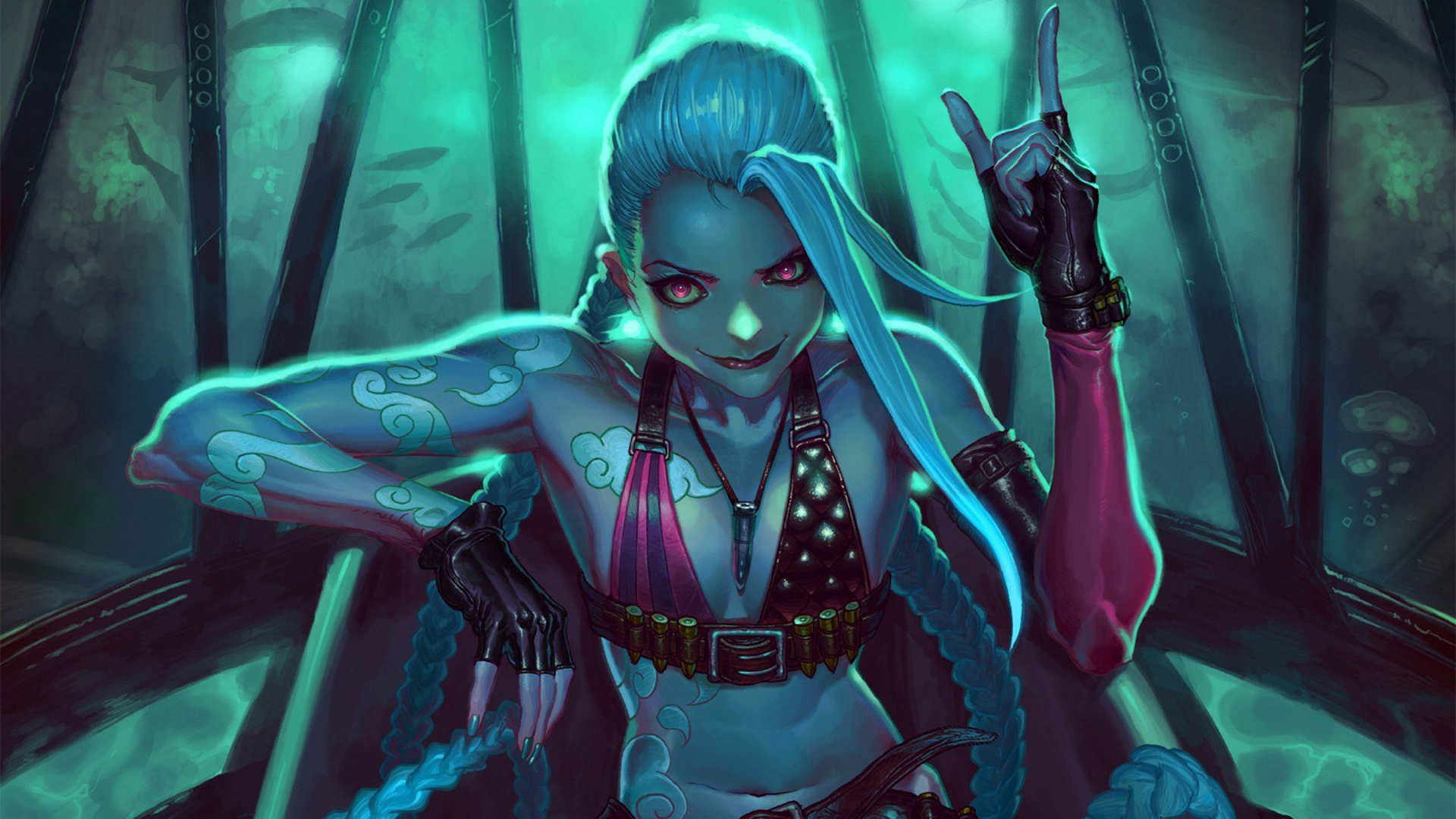 league, Of, Legends, Jinx, Fantasy Wallpaper