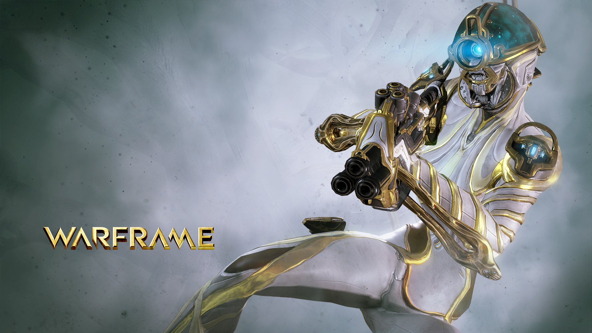 warframe, Sci fi, Warrior, Armor, Robot, Cyborg, Weapon, Gun, Poster Wallpaper