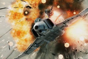 ace, Combat, Game, Jet, Airplane, Aircraft, Fighter, Plane, Military, Battle, Explosion, Fire
