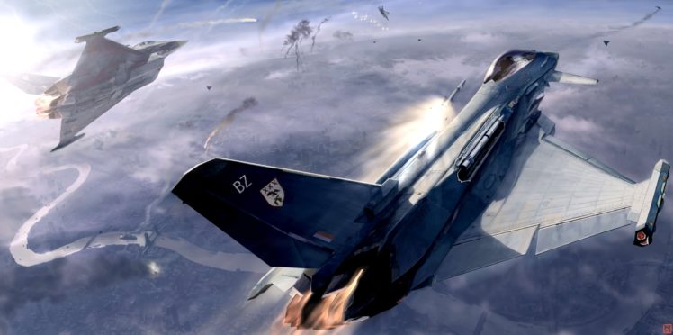 ace, Combat, Game, Jet, Airplane, Aircraft, Fighter, Plane, Military, Battle, Weapon, Missile HD Wallpaper Desktop Background