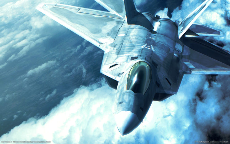 ace, Combat, Game, Jet, Airplane, Aircraft, Fighter, Plane, Military, Sky, Clouds HD Wallpaper Desktop Background