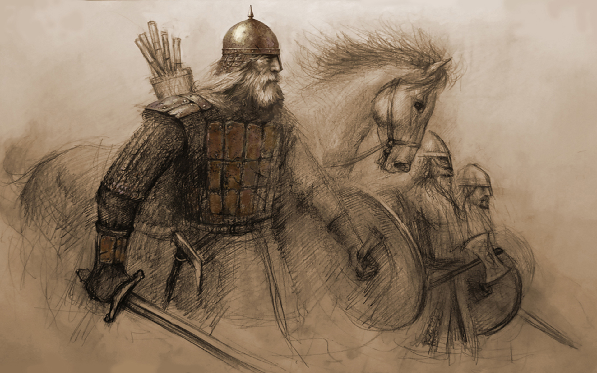 mount, And, Blade, Fantasy, Warrior, Armor, Knight, Sword, Horse Wallpaper