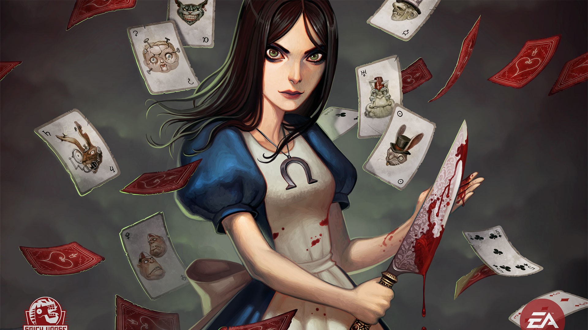 cards, Video, Games, Alice, In, Wonderland, Knives, Alice , Madness