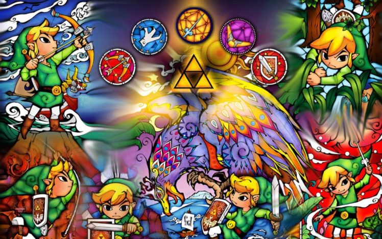 link, Triforce, The, Legend, Of, Zelda, Young, Link HD Wallpaper Desktop Background