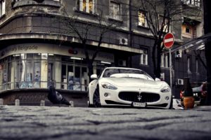 streets, Cars, Maserati, Serbia, Belgrade, Maserati, Granturismo