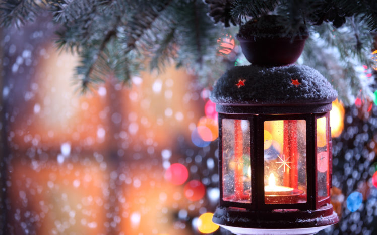 holidays, Christmas, Lights, Lamps, Festive, Seasonal HD Wallpaper Desktop Background