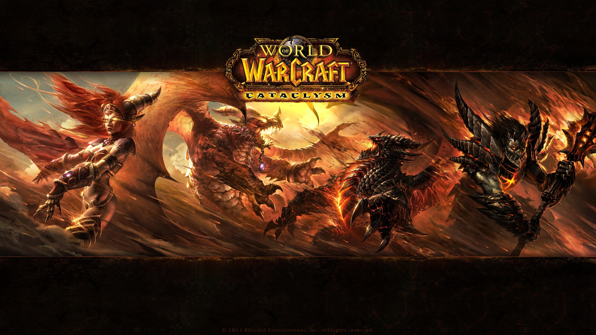 video, Games, World, Of, Warcraft, Deathwing, Blizzard, Entertainment, Alexstrasza, Widescreen Wallpaper