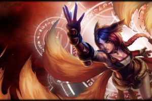 video, Games, Don, League, Of, Legends, Ahri, Magic, Circles, Trust, Game, Characters
