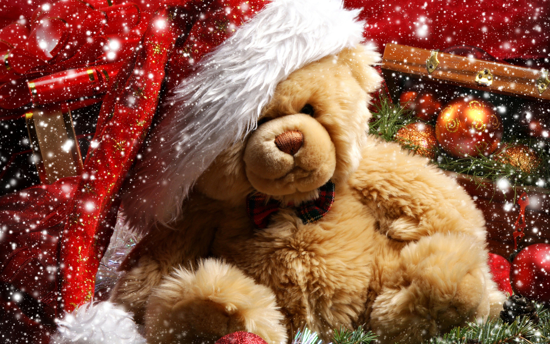 bear, Teddy bears, Cute, Christmas, Holidays Wallpaper