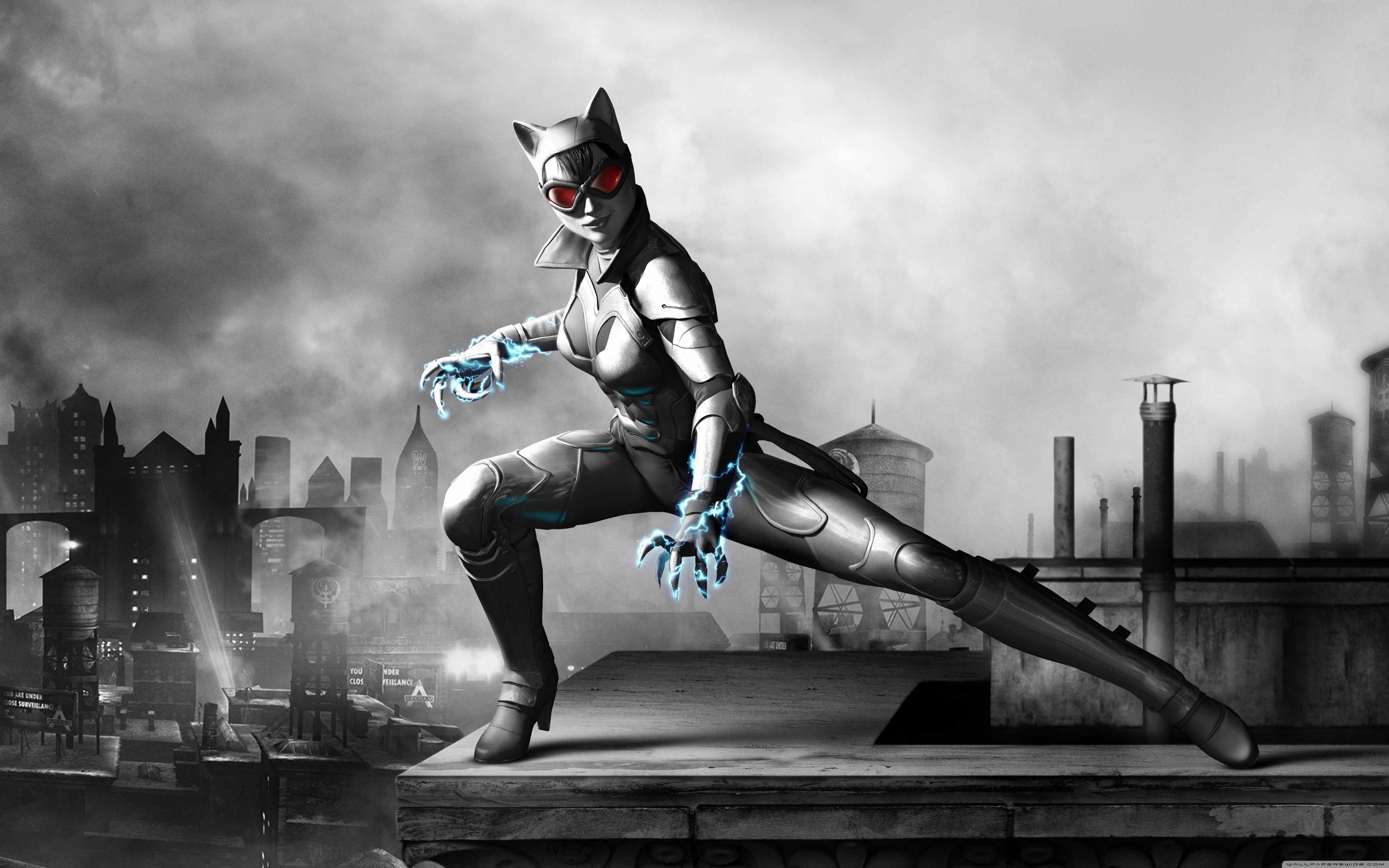 batman, Arkham, City, Armored, Edition, Catwomen wallpaper 5120x3200 Wallpaper