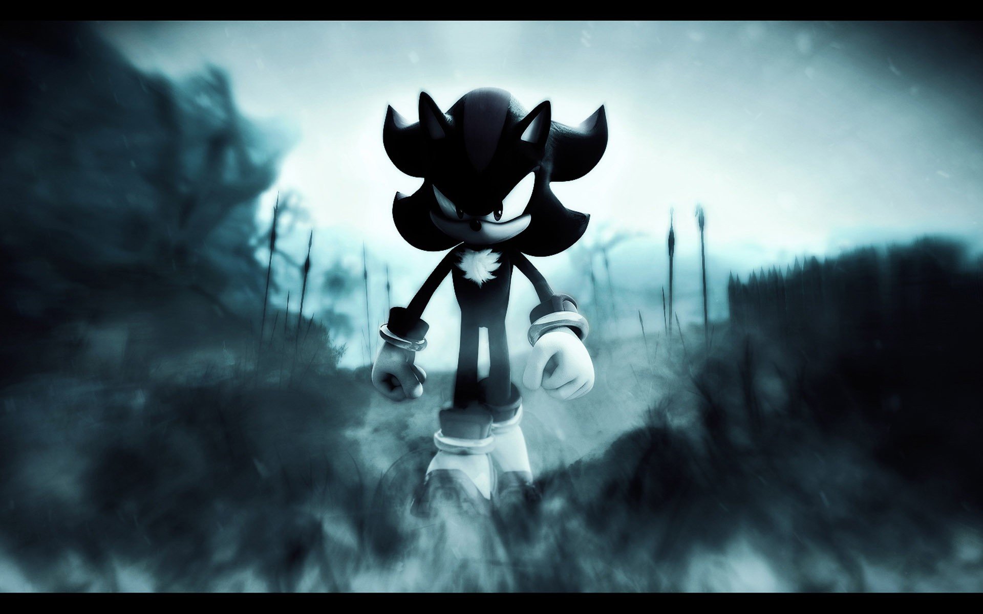 Sonic The Hedgehog Video Games Assassins Dark Smoke Shadows