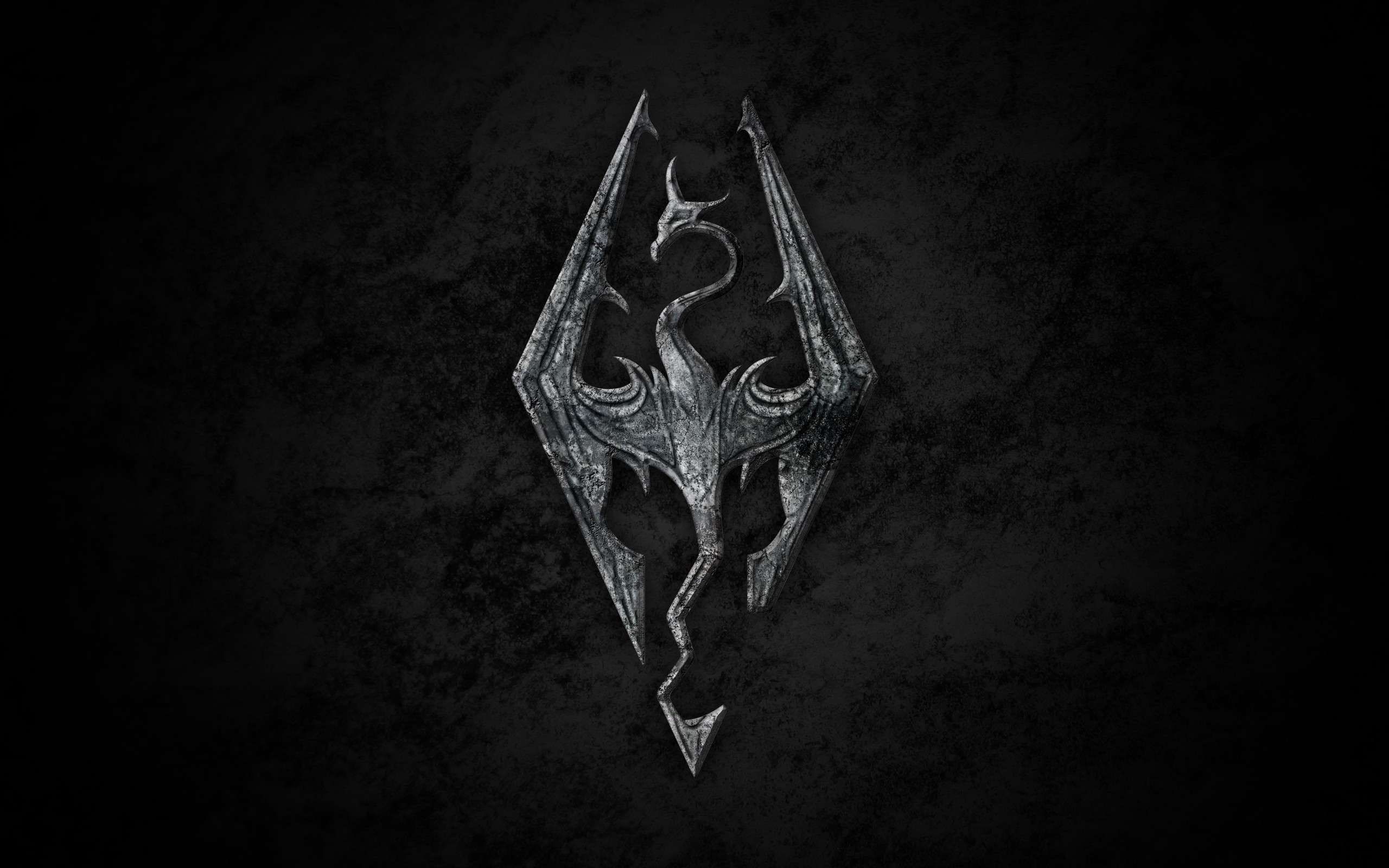 skyrim, Logo Wallpaper