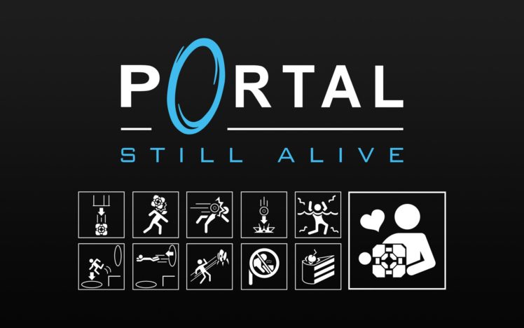 portal, Still, Alive HD Wallpaper Desktop Background