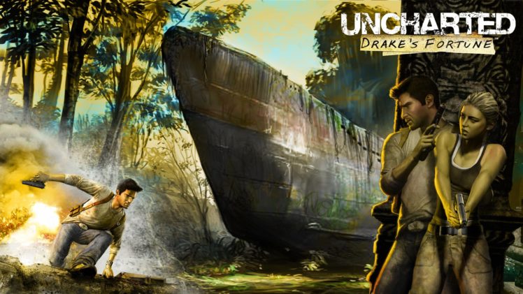 uncharted, Drakeand039s, Fortune HD Wallpaper Desktop Background