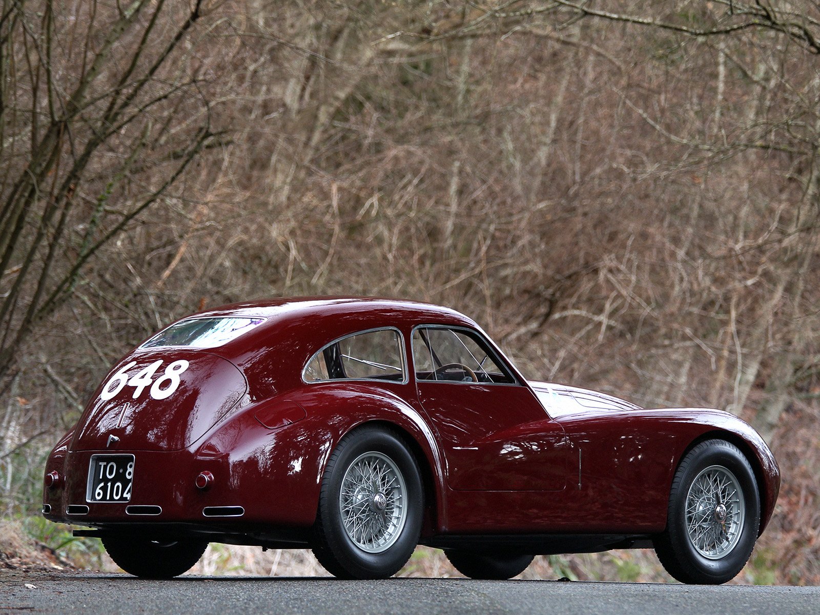1948, Alfa, Romeo, 6 c, 2500, Competizione, Retro, Race, Racing Wallpaper