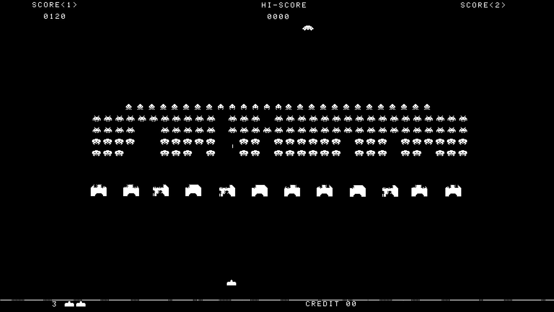 black, And, White, Space, Invaders, Retro, Games Wallpaper