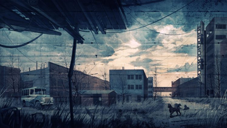 video, Games, S, T, A, L, K, E, R, , Fences, Buildings, Chernobyl HD Wallpaper Desktop Background