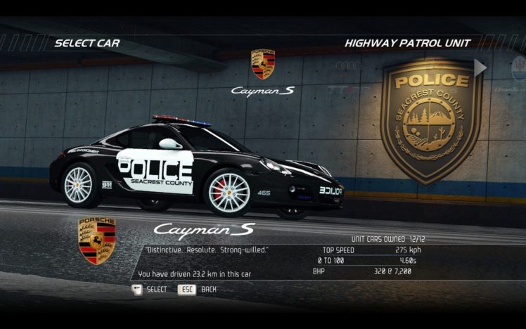 video, Games, Cars, Police, Porsche, Cayman, S, Need, For, Speed, Hot, Pursuit, Pc, Games HD Wallpaper Desktop Background