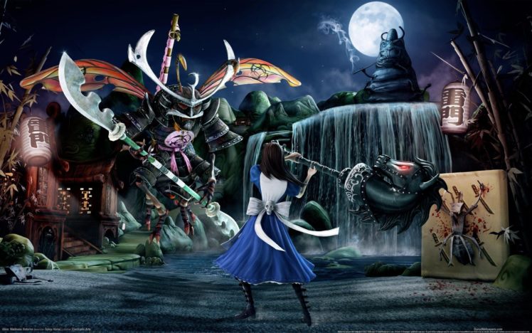 video, Games, Alice, Alice , Madness, Returns, Alice,  wonderland HD Wallpaper Desktop Background