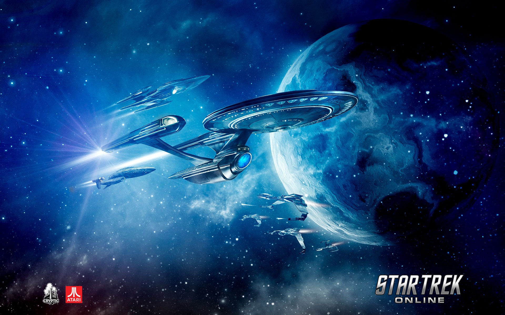 star, Trek, Online, Game, Sci fi, Futuristic, Spaceship, Poster, Planet Wallpaper
