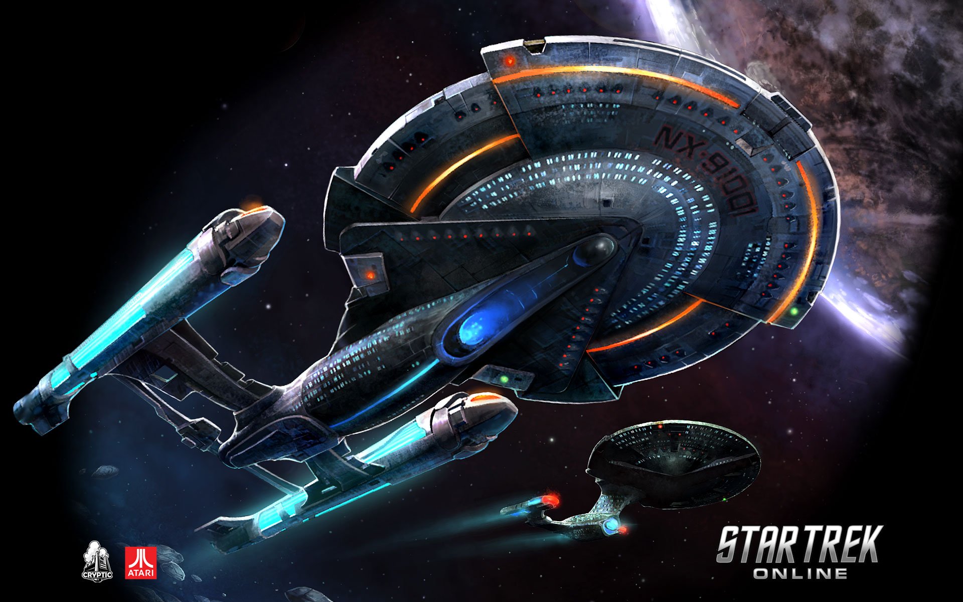 star, Trek, Online, Game, Sci fi, Futuristic, Spaceship, Poster Wallpaper