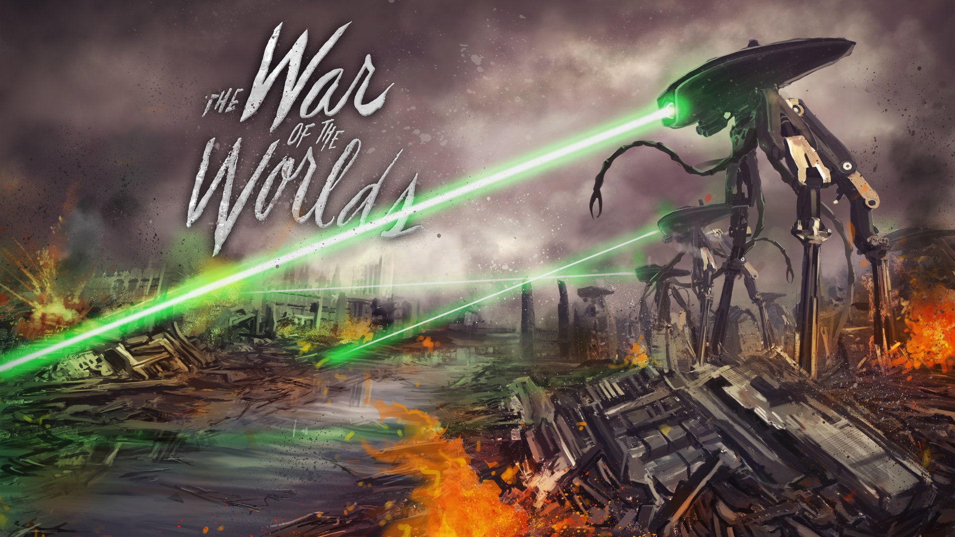 war, Of, The, Worlds, Adventure, Thriller, Sci fi, Poster Wallpaper