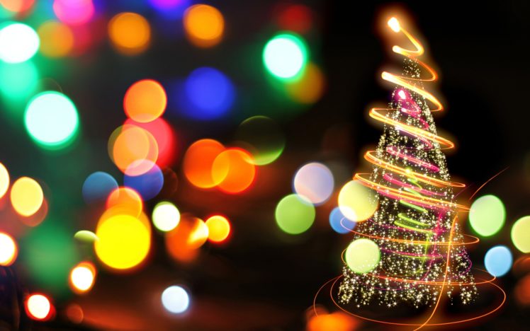 holiday, Christmas, Lights, Color HD Wallpaper Desktop Background