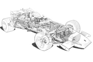 1971, Ferrari, 312b, Formula, F 1, Race, Racing, Classic, Interior, Engine