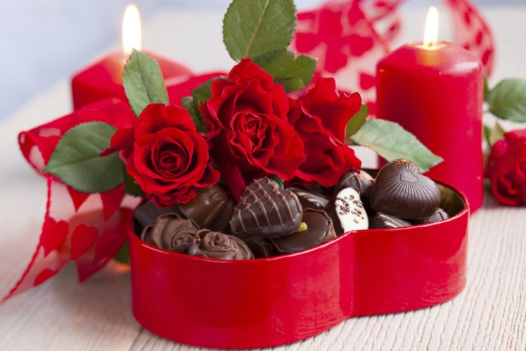 flowers, Bouquet, Love, February, 14, Holiday, Heart, Candy, Chocolate HD Wallpaper Desktop Background