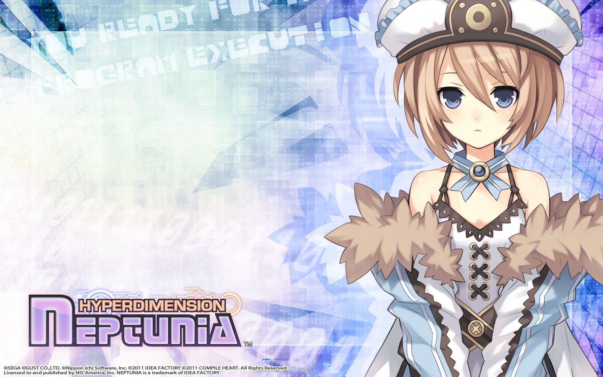 brunettes, Video, Games, Anime, Girls, Hyperdimension, Neptunia, Blanc, Heart Wallpaper