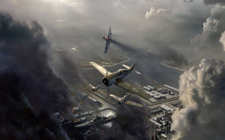 aircraft, World, War, Ii, Focke wulf, 190, Fw 190, Focke, Wulf HD Wallpaper Desktop Background