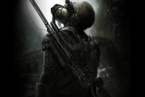 video, Games, Gas, Masks, Sniper, Rifles, Science, Fiction