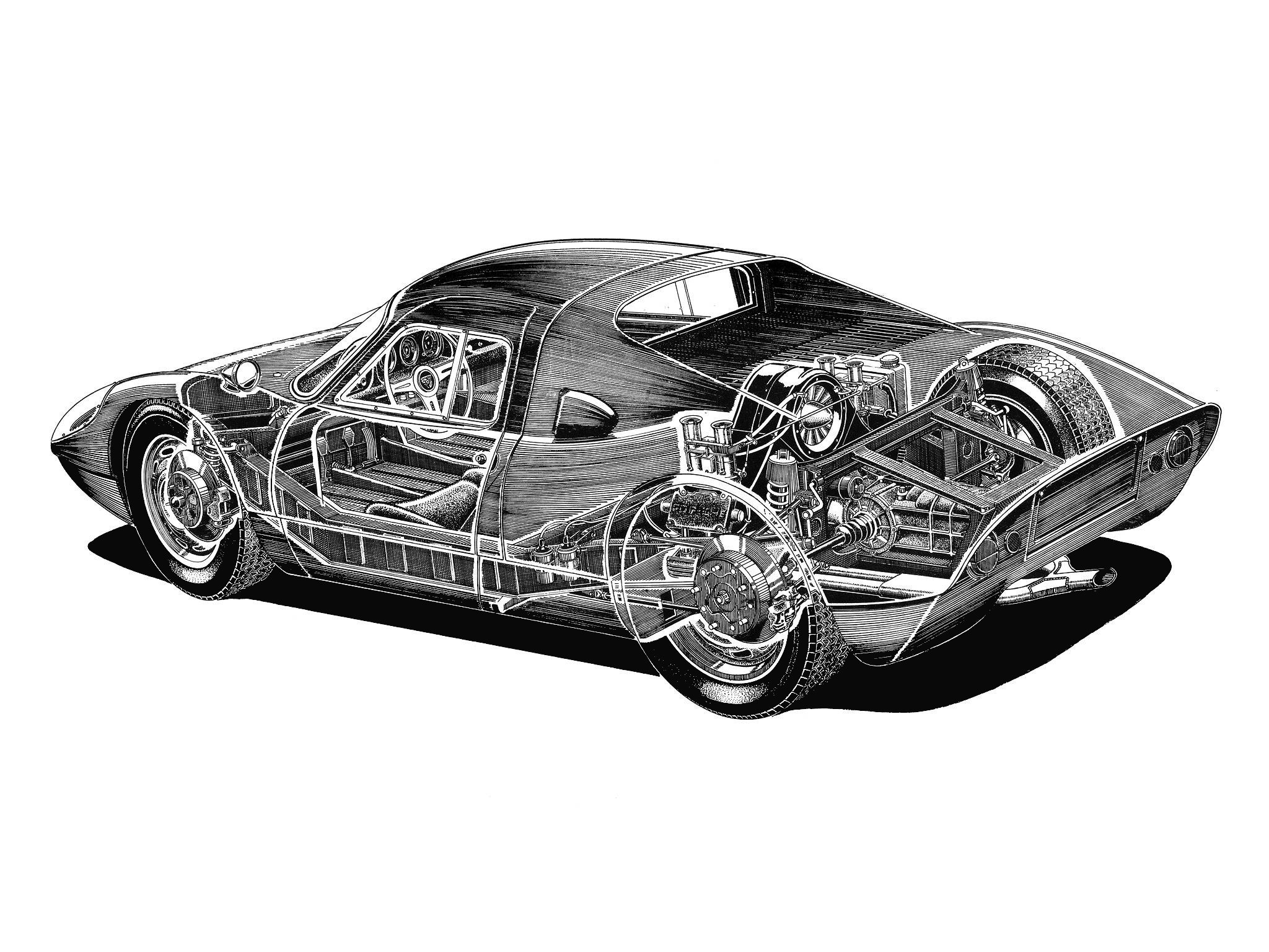 1963, Porsche, 904, Carrera, Gts, Supercar, Race, Racing, Interior, Engine Wallpaper