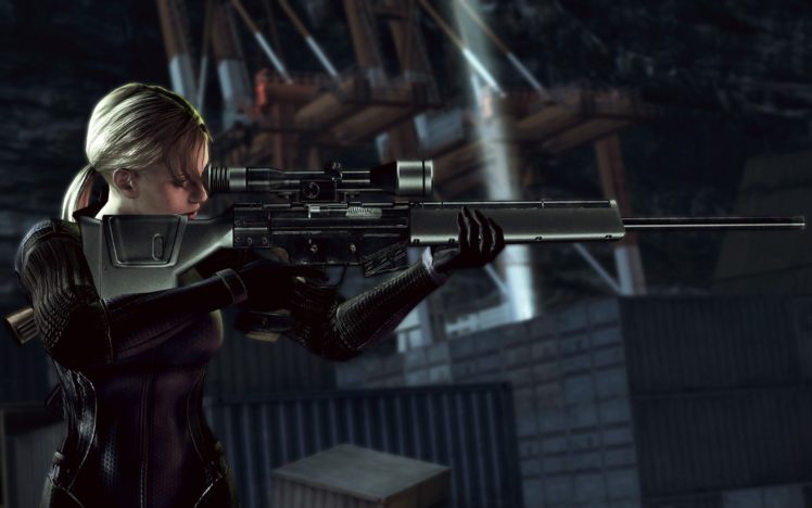 blondes, Women, Video, Games, Snipers, Weapons, Girls, With, Guns, Jill, Valentine, Ponytails, Psg 1 HD Wallpaper Desktop Background