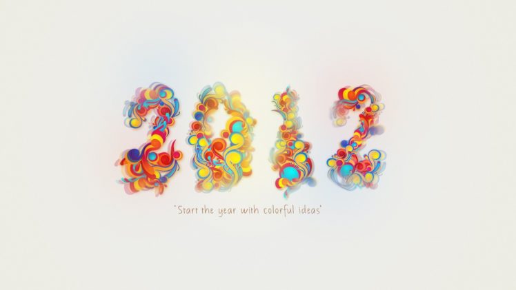 multicolor, New, Year HD Wallpaper Desktop Background