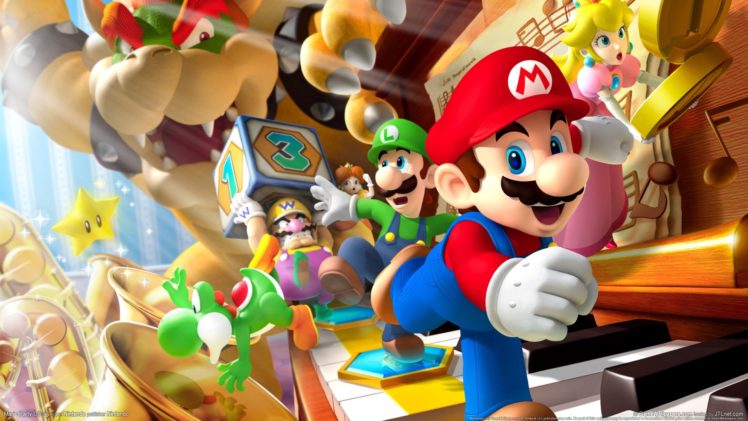 super, Mario, Bros, Cartoon HD Wallpaper Desktop Background