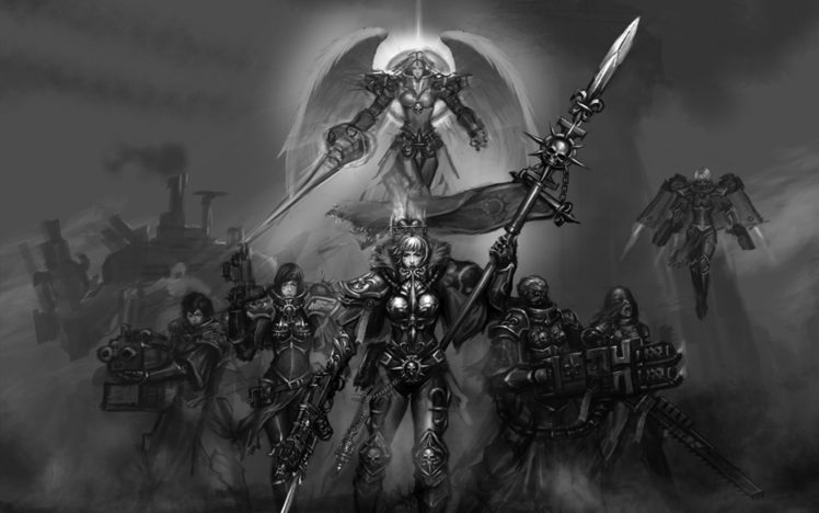 warhammer, Sisters, Of, Battle, Adeptus, Sororitas, Witch, Hunters, 40k HD Wallpaper Desktop Background