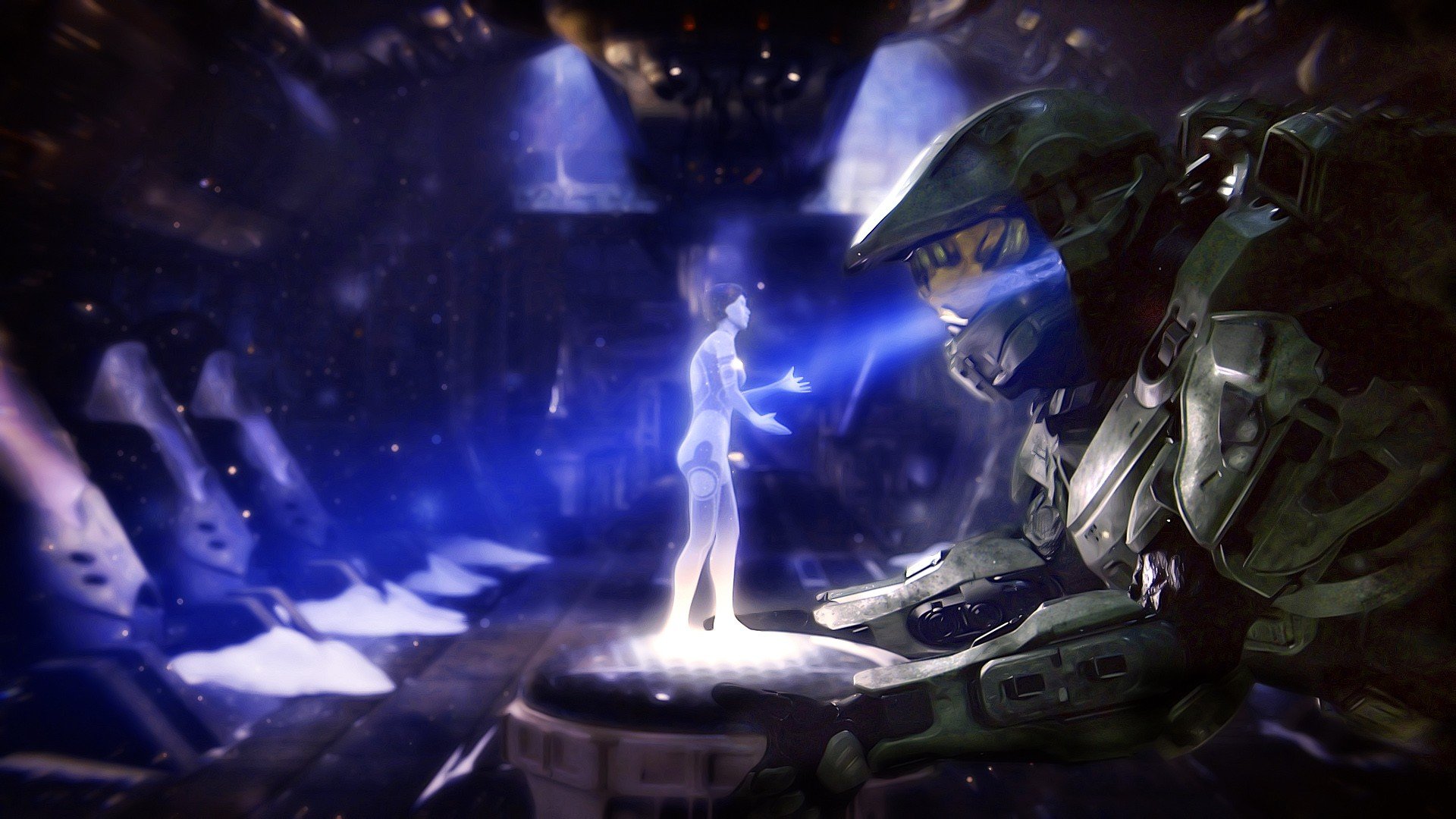 cortana, Master, Chief, Halo Wallpapers HD / Desktop and Mobile Backgrounds