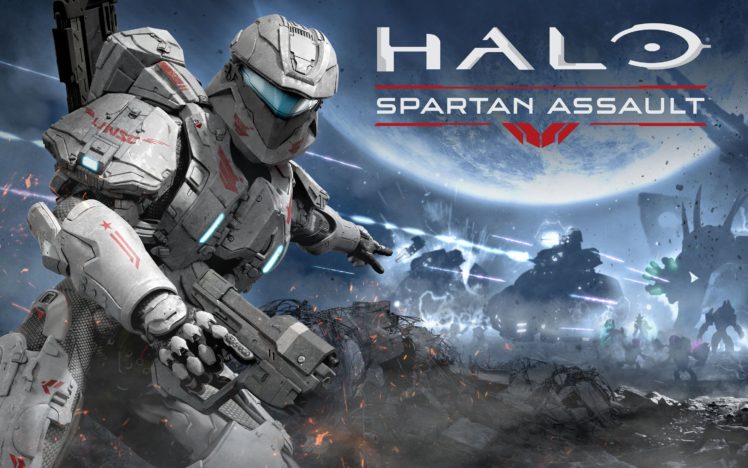 halo, Spartan, Assault, Game wide HD Wallpaper Desktop Background