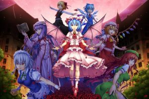 video, Games, Touhou, Wings, Maids, Cirno, Izayoi, Sakuya, Vampires, Flandre, Scarlet, Hong, Meiling, Patchouli, Knowledge, Rumia, Remilia, Scarlet, Embodiment, Of, Scarlet, Devil